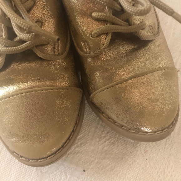 Gymboree Shoes 525 Sale Gymboree Gold Tie Up Loafers